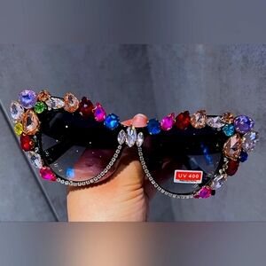 Sunglasses- Rhinestone Catseye- NWT